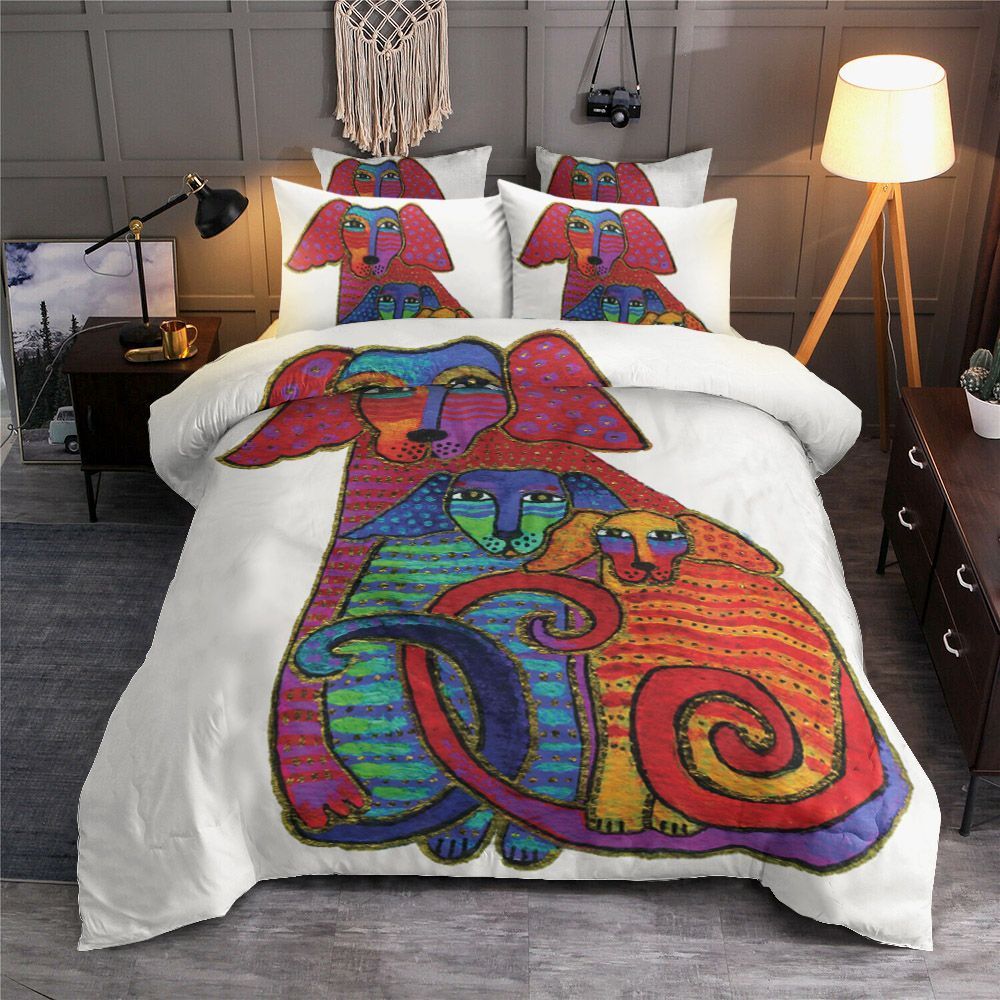 Colorful Dog Bedding Set