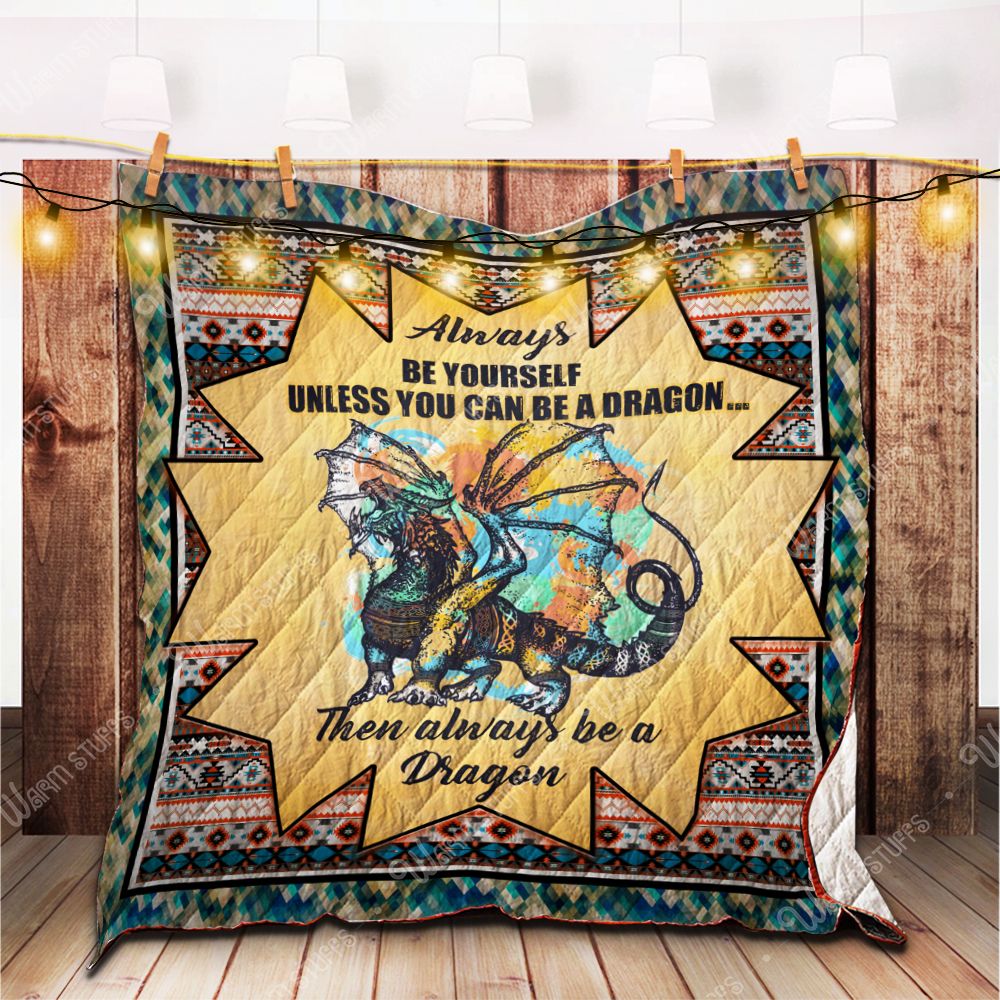 Colorful Dragon Quilt Blanket Kb Dhc1312489Dd