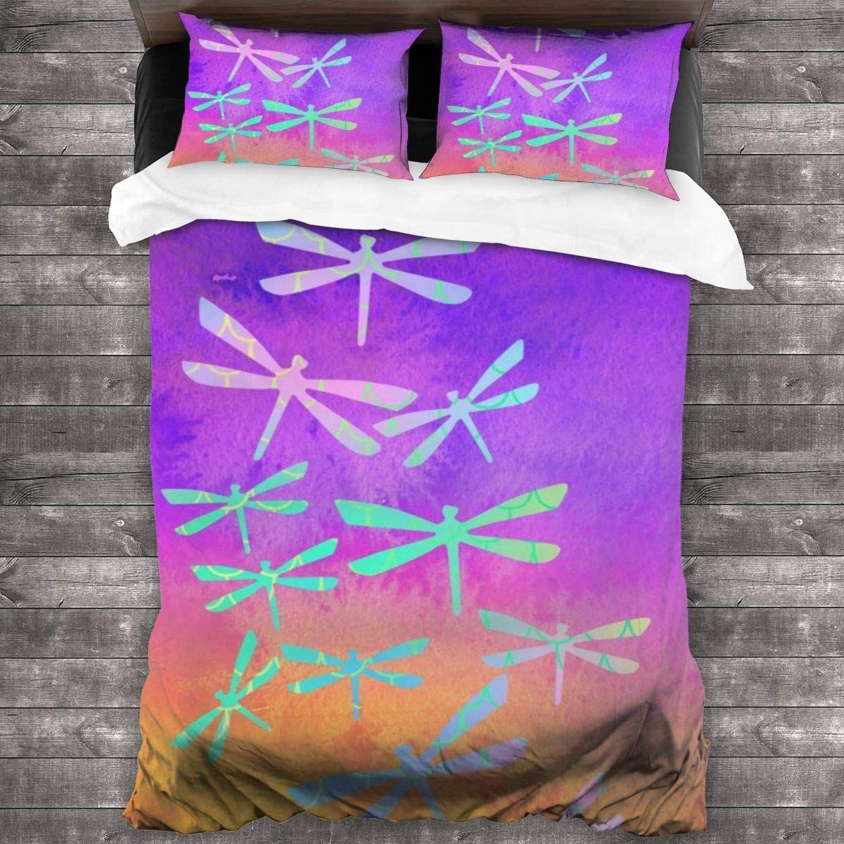 Colorful Dragonfly Bedding Set