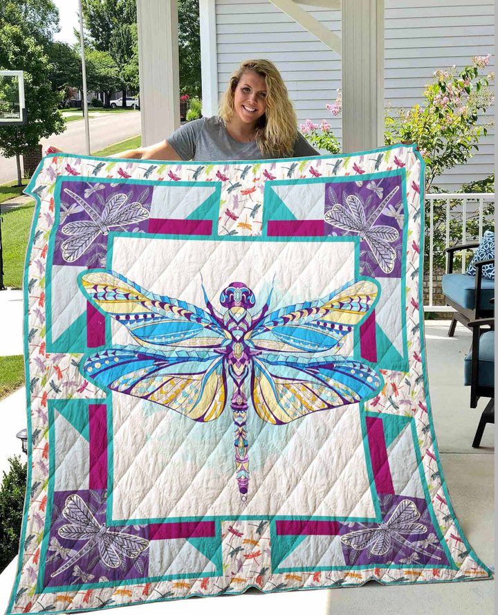 Colorful Dragonfly Quilt Blanket DHC1402783TD