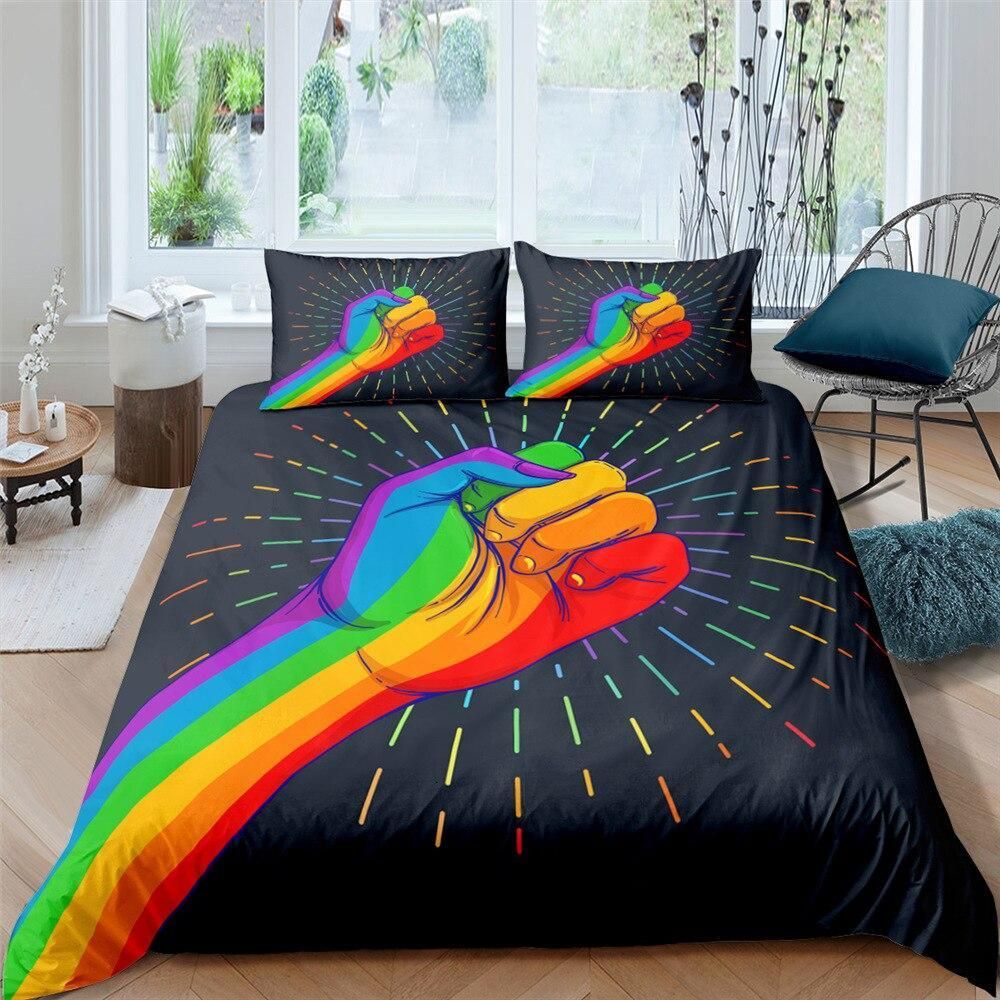 Colorful Fist Bedding Set