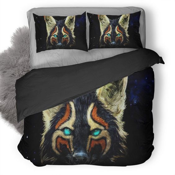 Colorful Fox Bedding Set