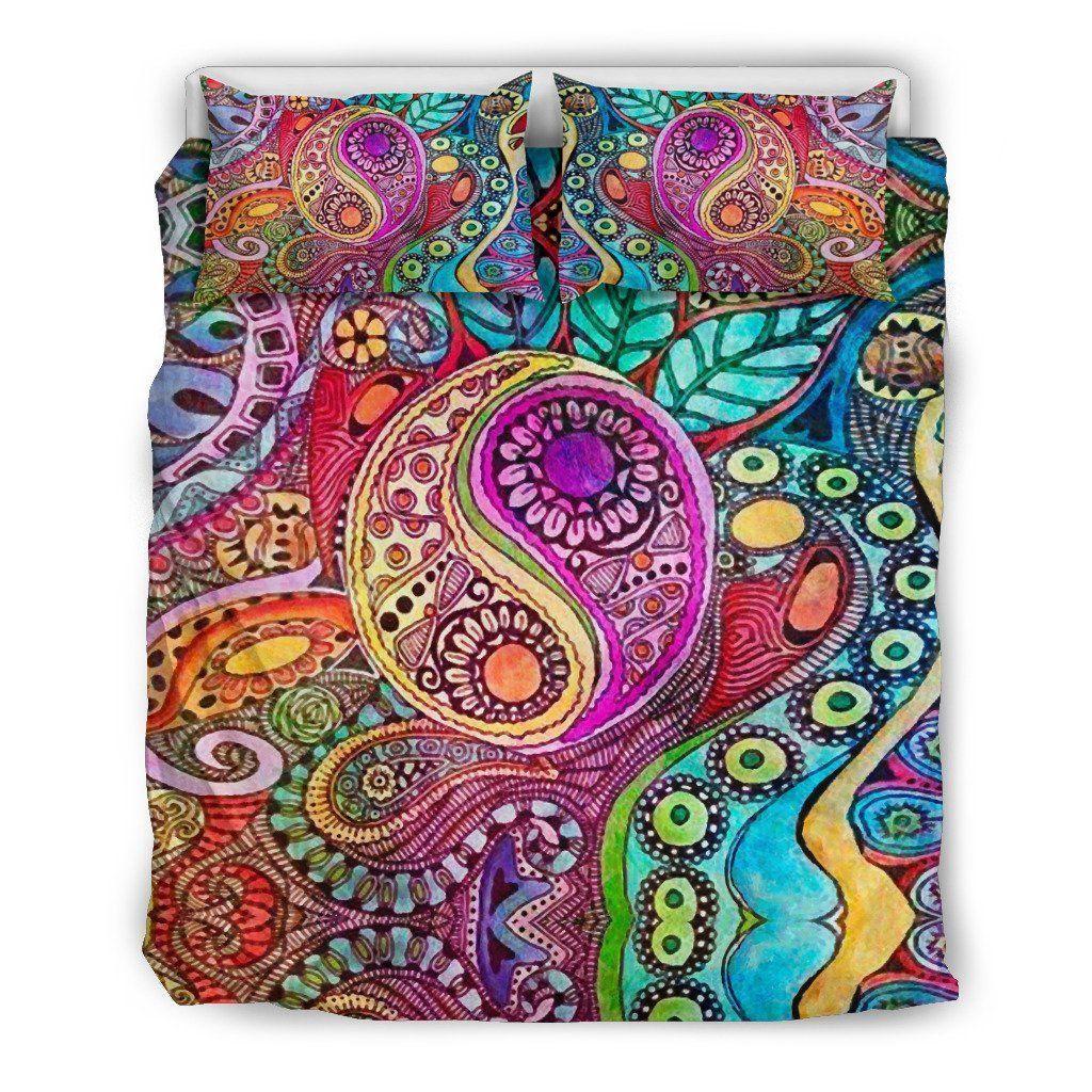 Colorful Harmony Printed Bedding Set