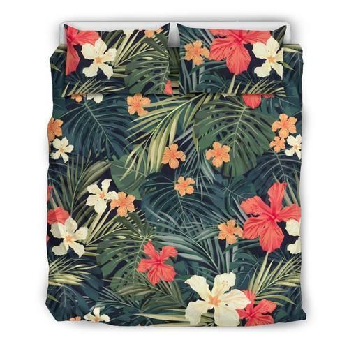 Colorful Hawaiian Tropical Bedding Set