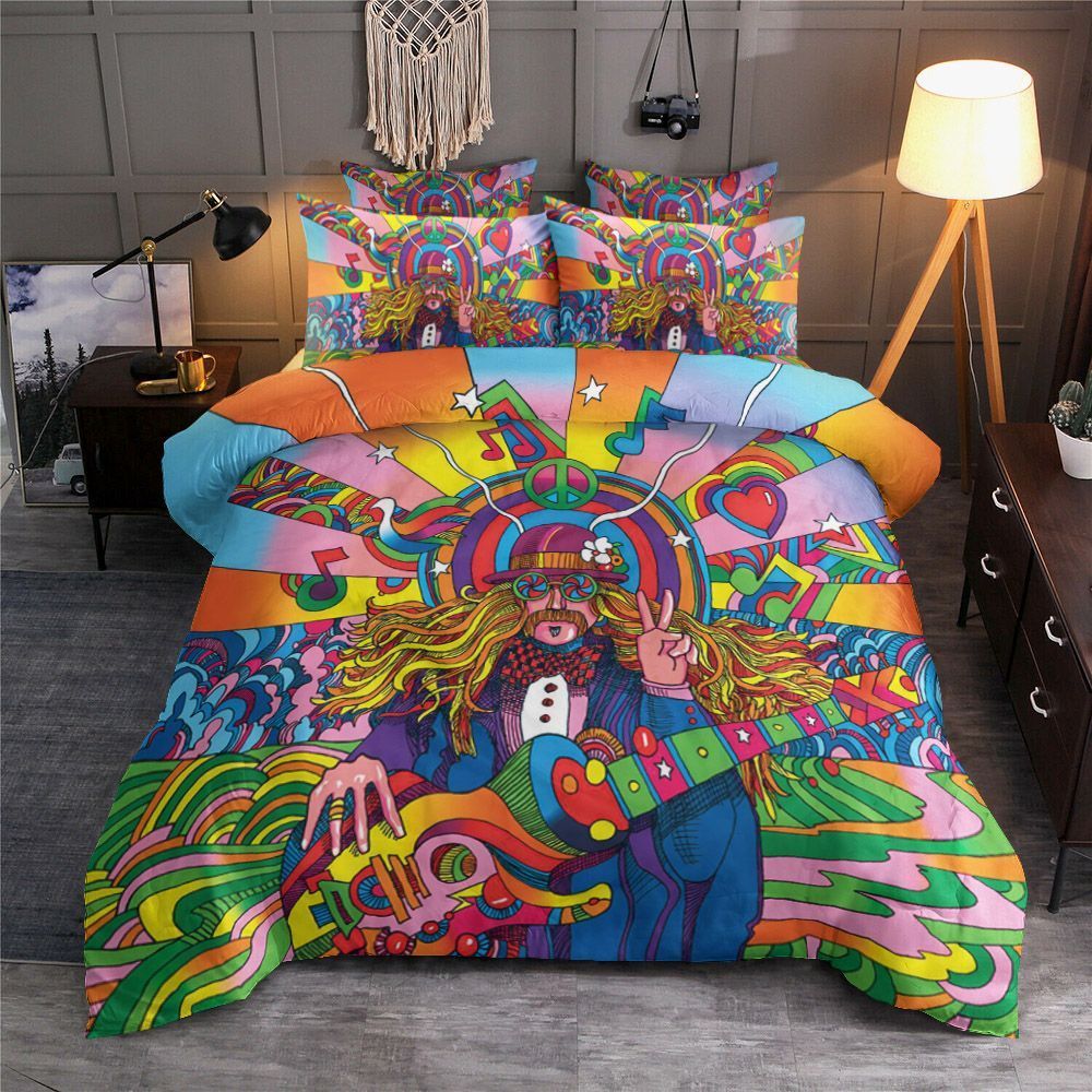 Colorful Hippie Bedding Set