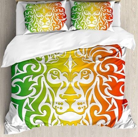 Colorful Lion Bedding Set