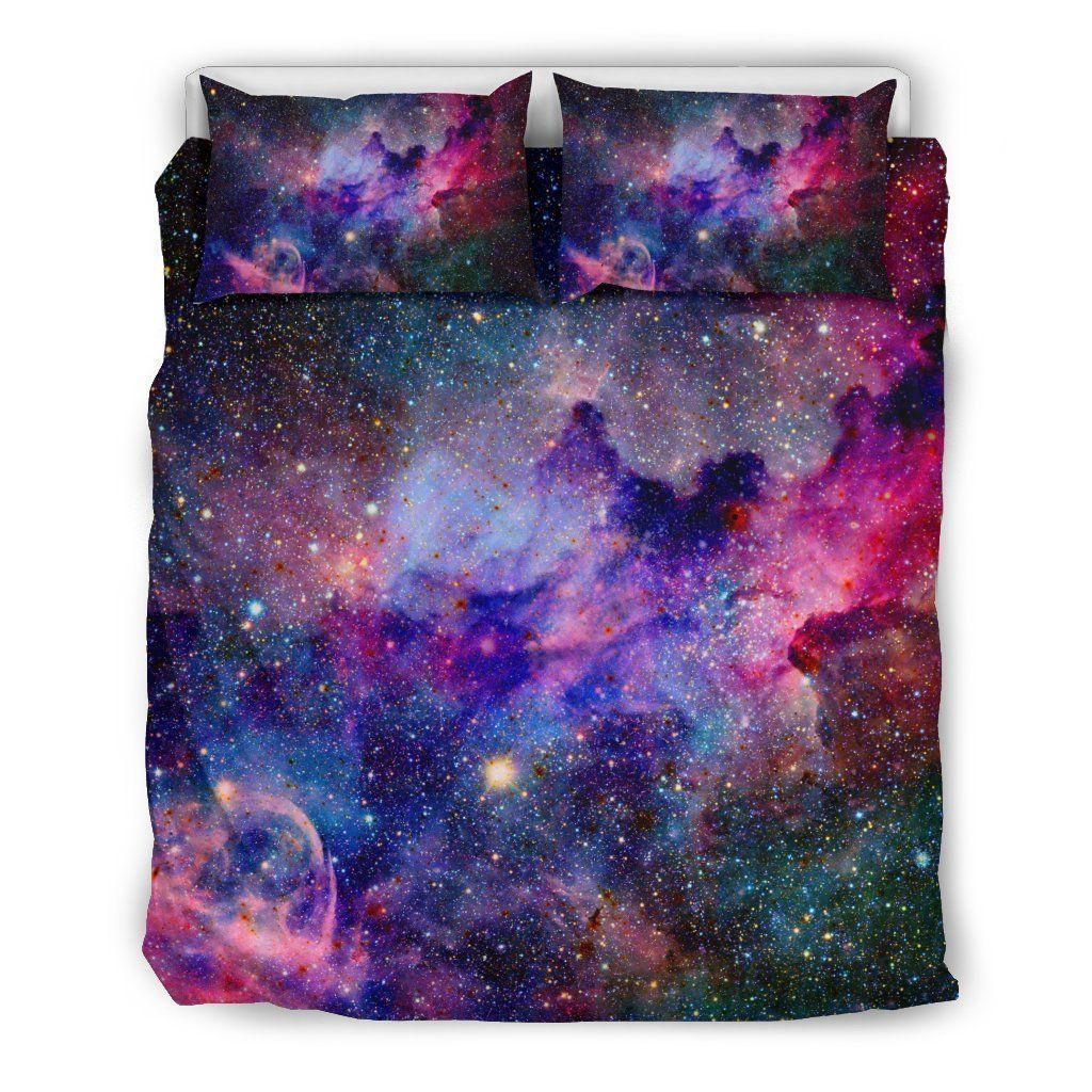 Colorful Nebula Galaxy Space Bedding Set