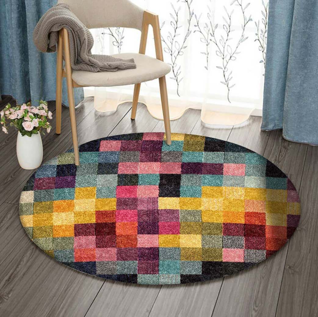 Colorful Round Carpet