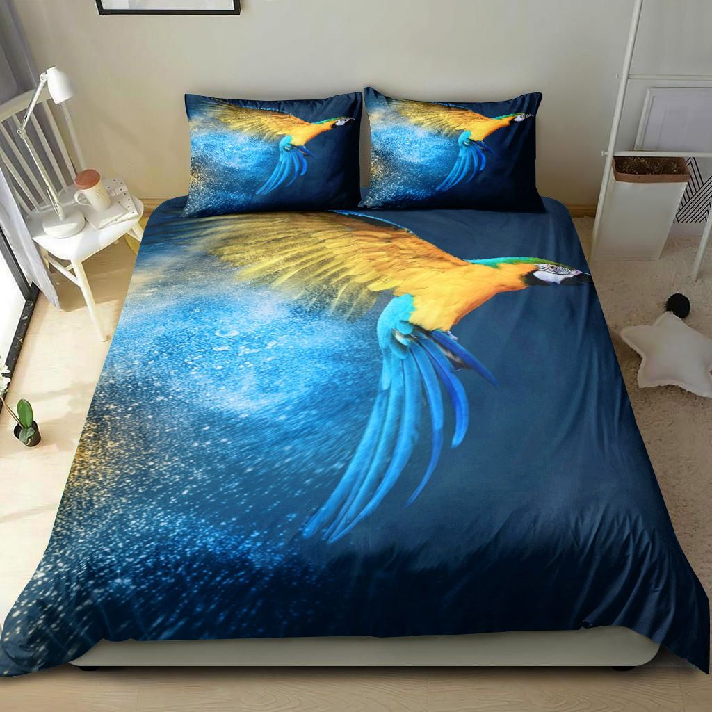 Colorful Parrot Bedding Set