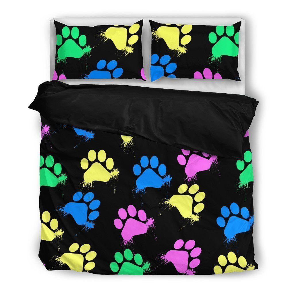 Colorful Paws Bedding Set