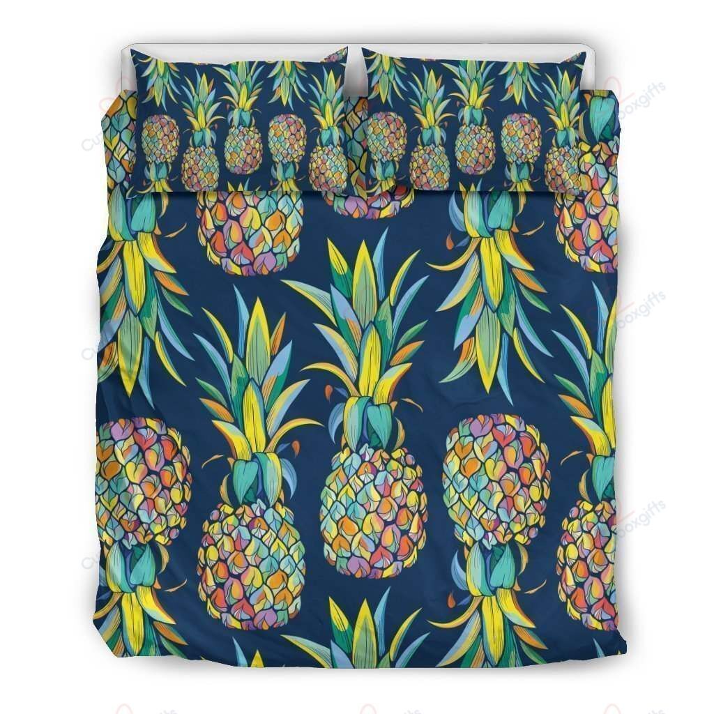 Colorful Pineapple Bedding Set