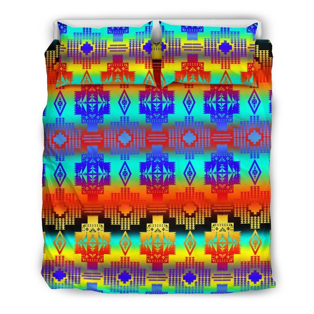 Colorful Spring Fire 3D Bedding Set
