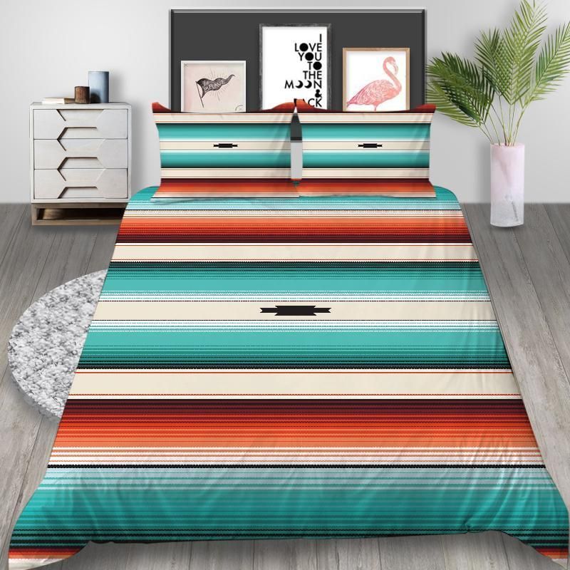 Colorful Stripes Bedding Set