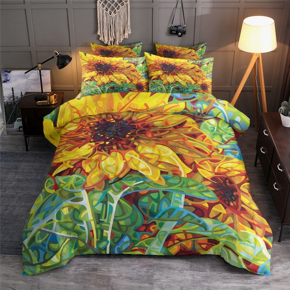 Colorful Sunflower Bedding Set