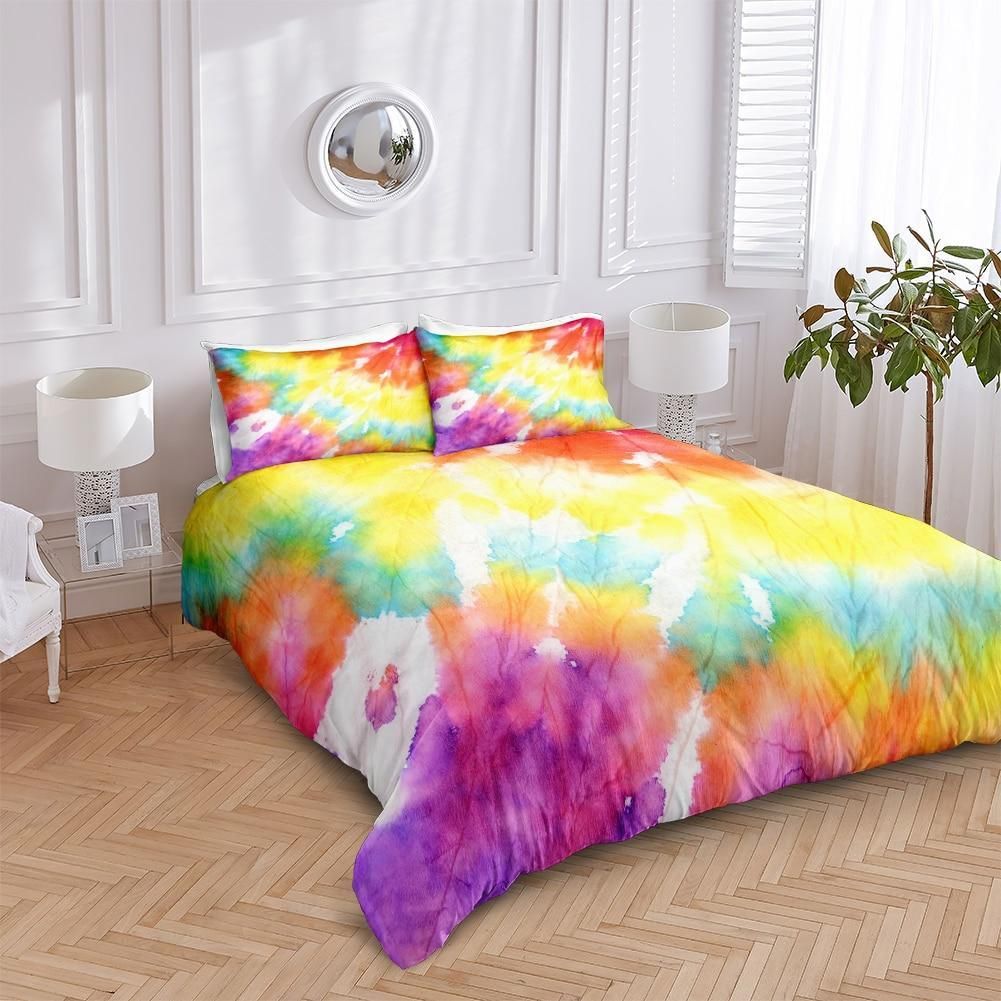 Colorful Tie Dye Bedding Set