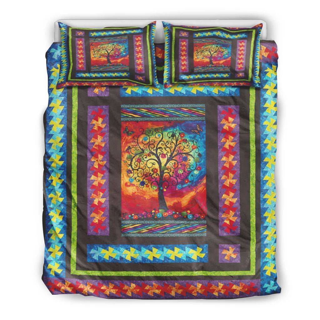 Colorful Tree Bedding Set