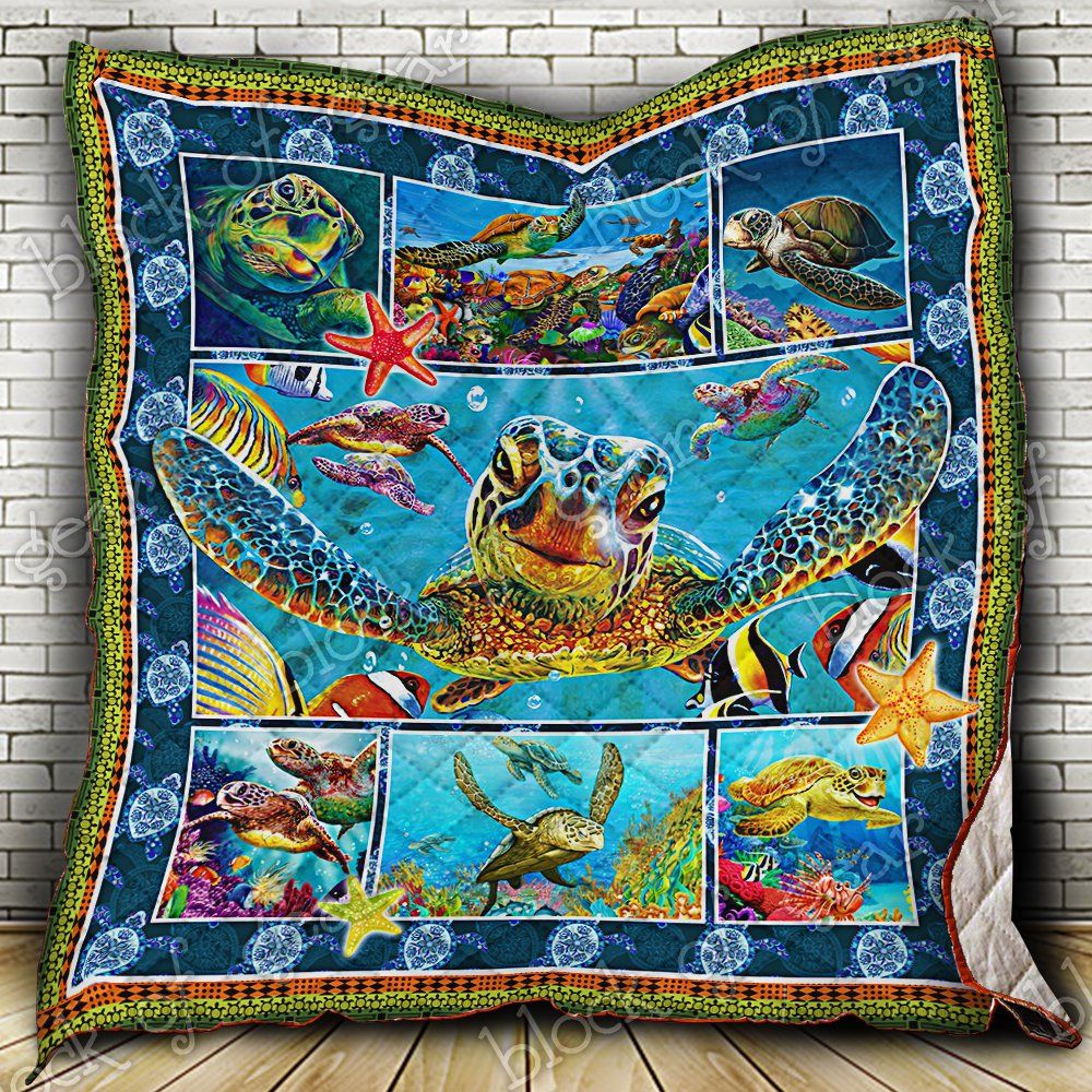 Colorful Turtle Quilt Thb1057 Dhc11122575Dd