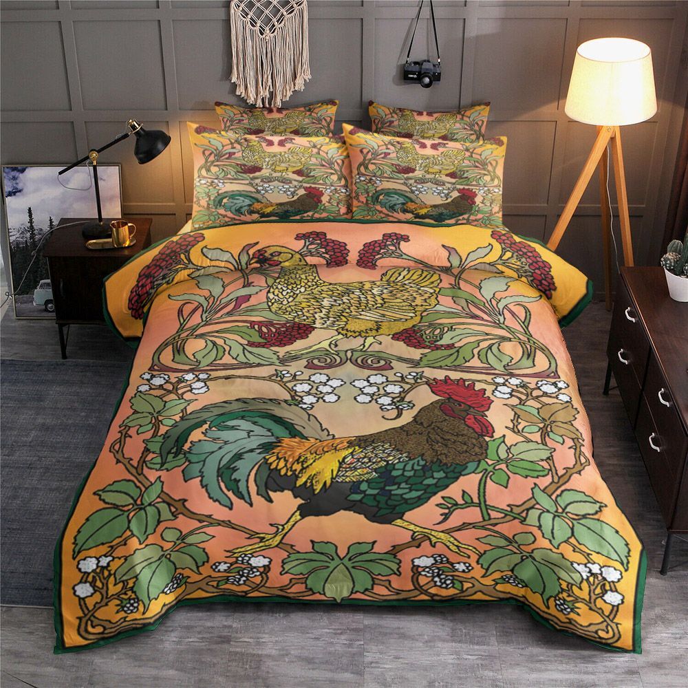 Coloring Chicken Bedding Set
