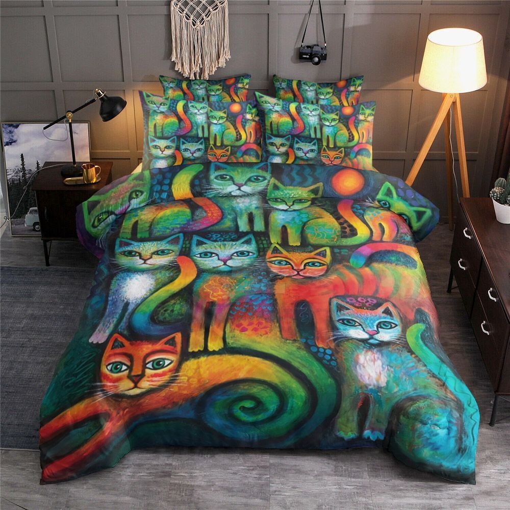 Colourful Cats Bedding Set