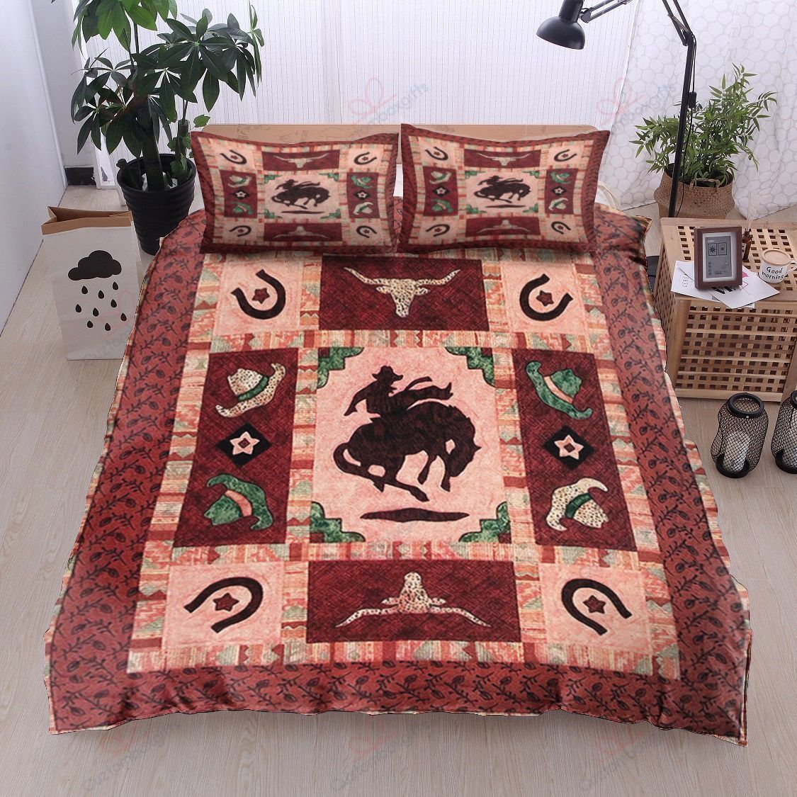 Colourful Cowboy Bedding Set