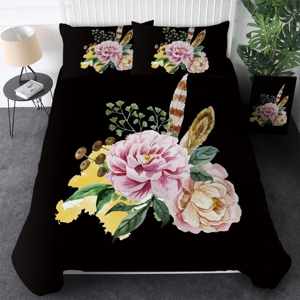 Colourful Flower Bunch Bedding Set