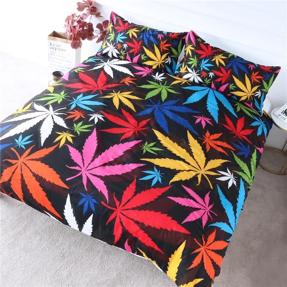 Colourful Maple Leaf Bedding Set