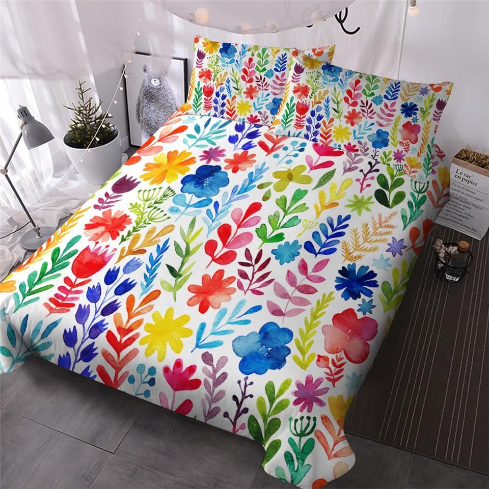 Colourful Plants Flower Bedding Set