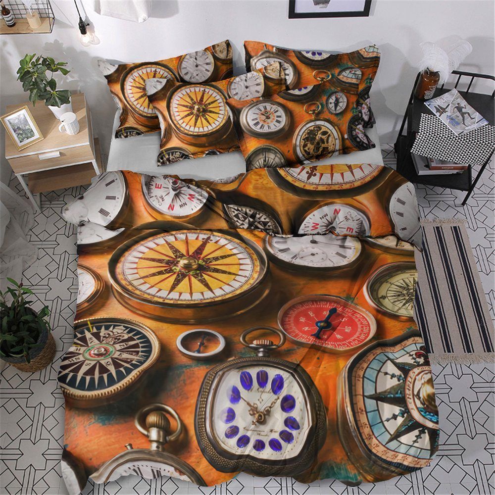 Compass And Sheets Spread Comforter Bedding Set