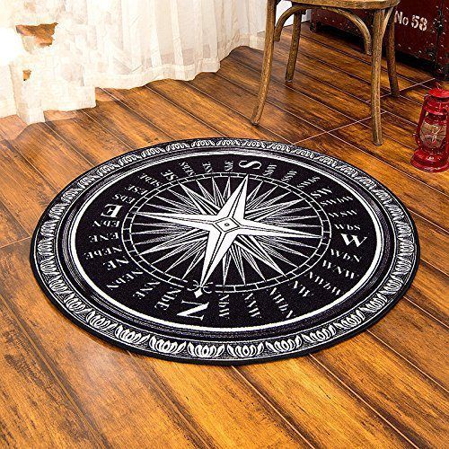Compass Round Carpet