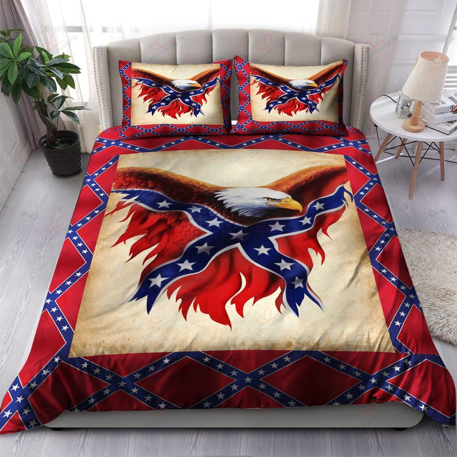 Confederate Flag Bedding Set