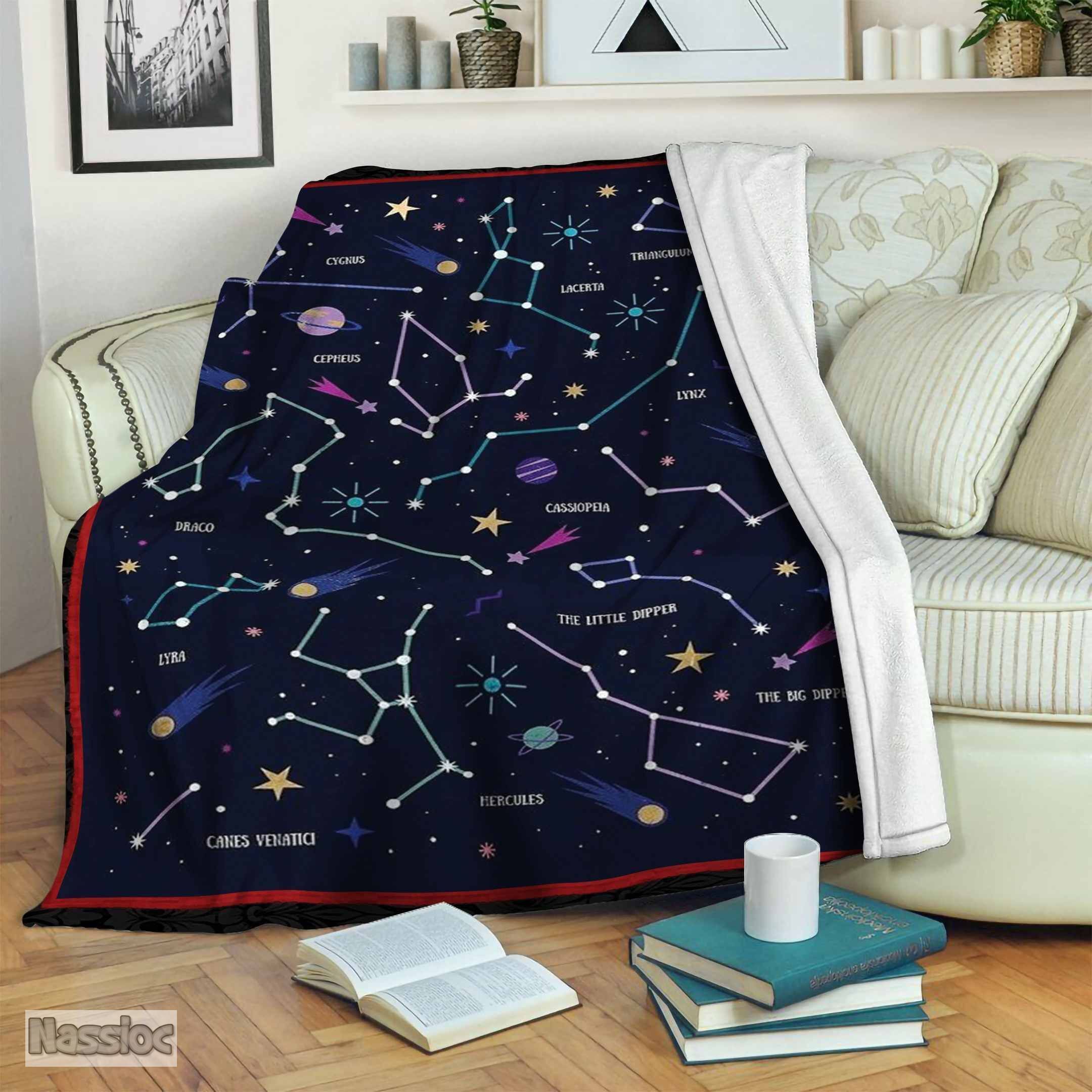 Constellation Fleece Blanket
