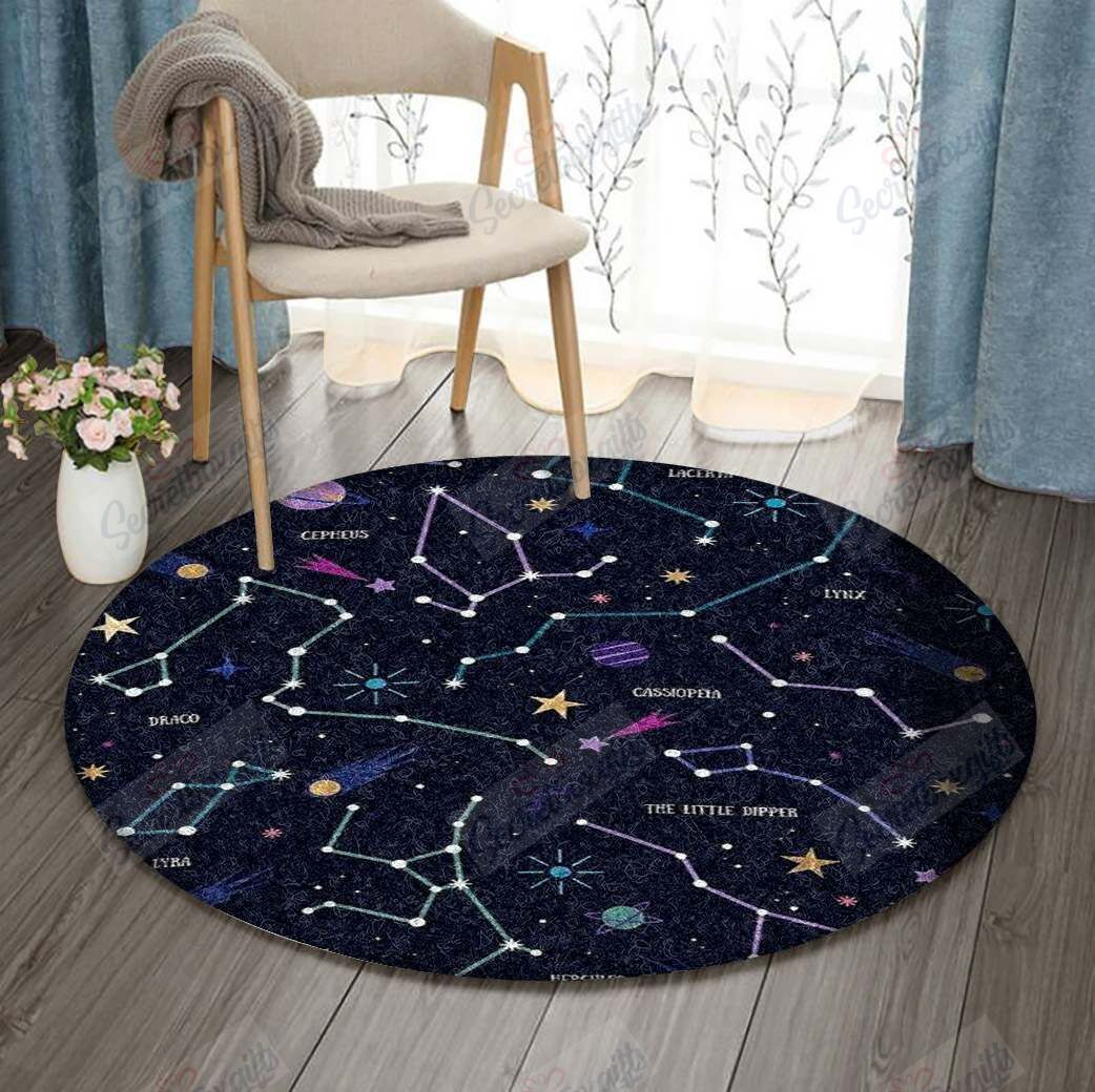 Constellation Round Carpet