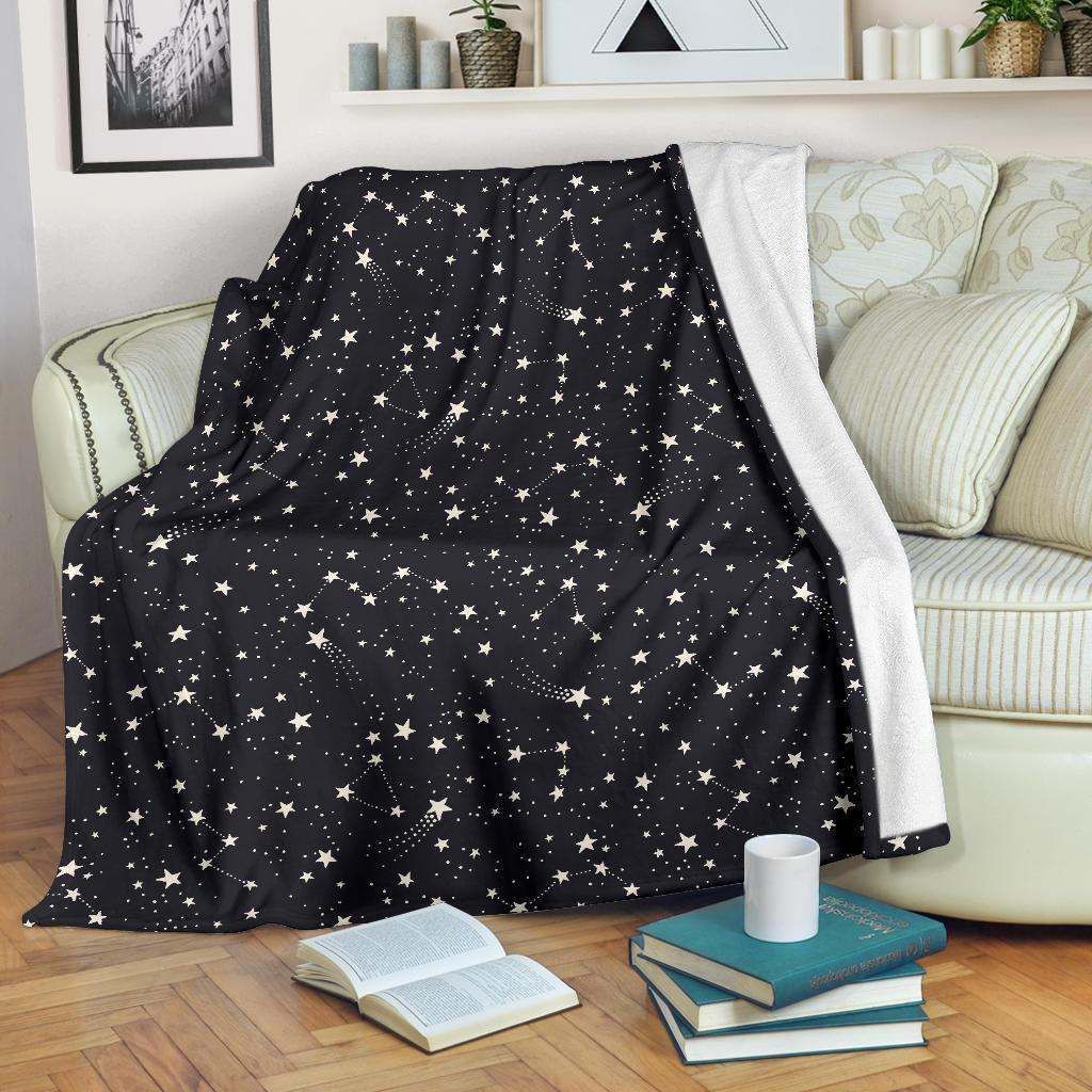 Constellation Star Sherpa Fleece Blanket
