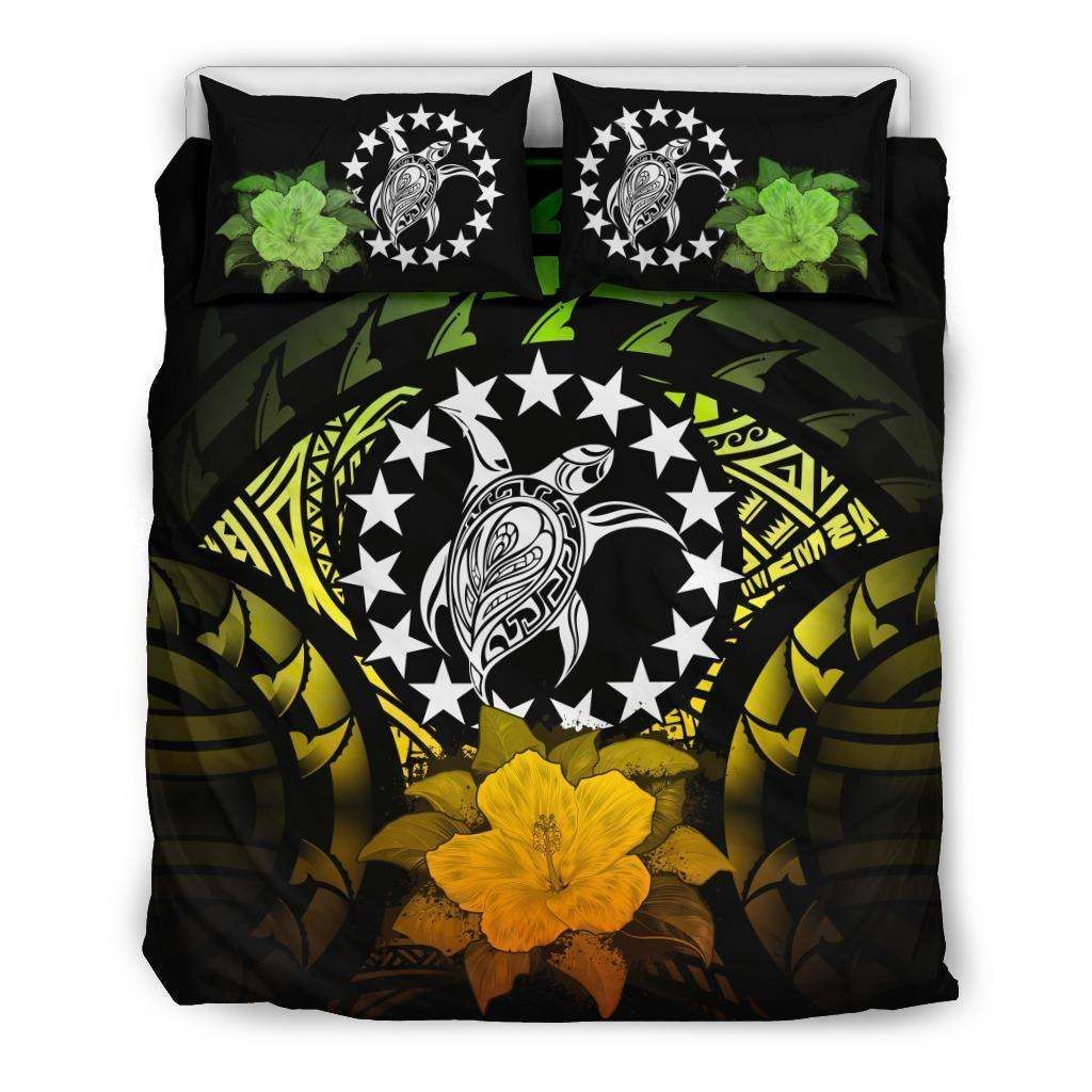 Cook Islands Reggae Hibiscus Bedding Set
