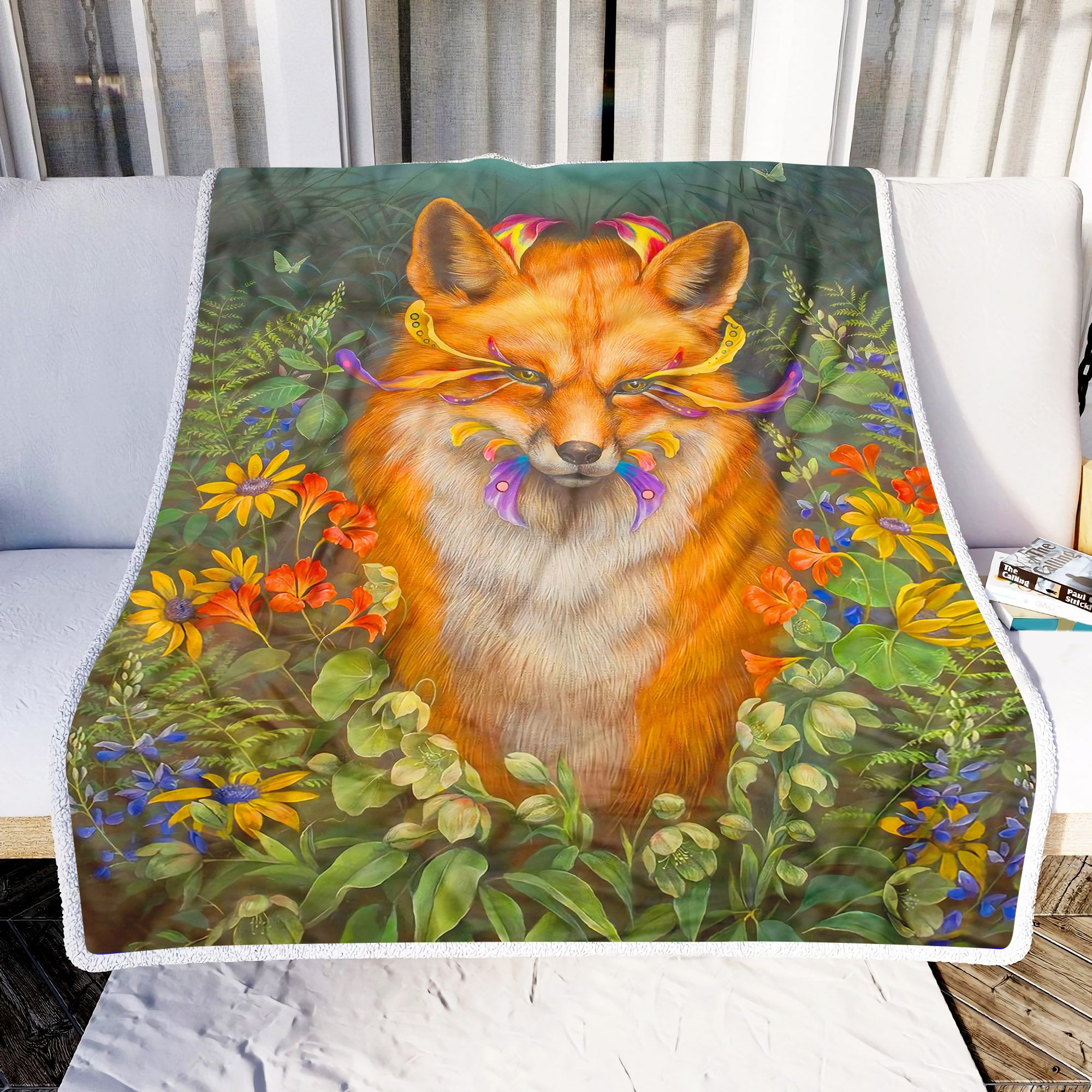 Cool Fox Fleece Blanket