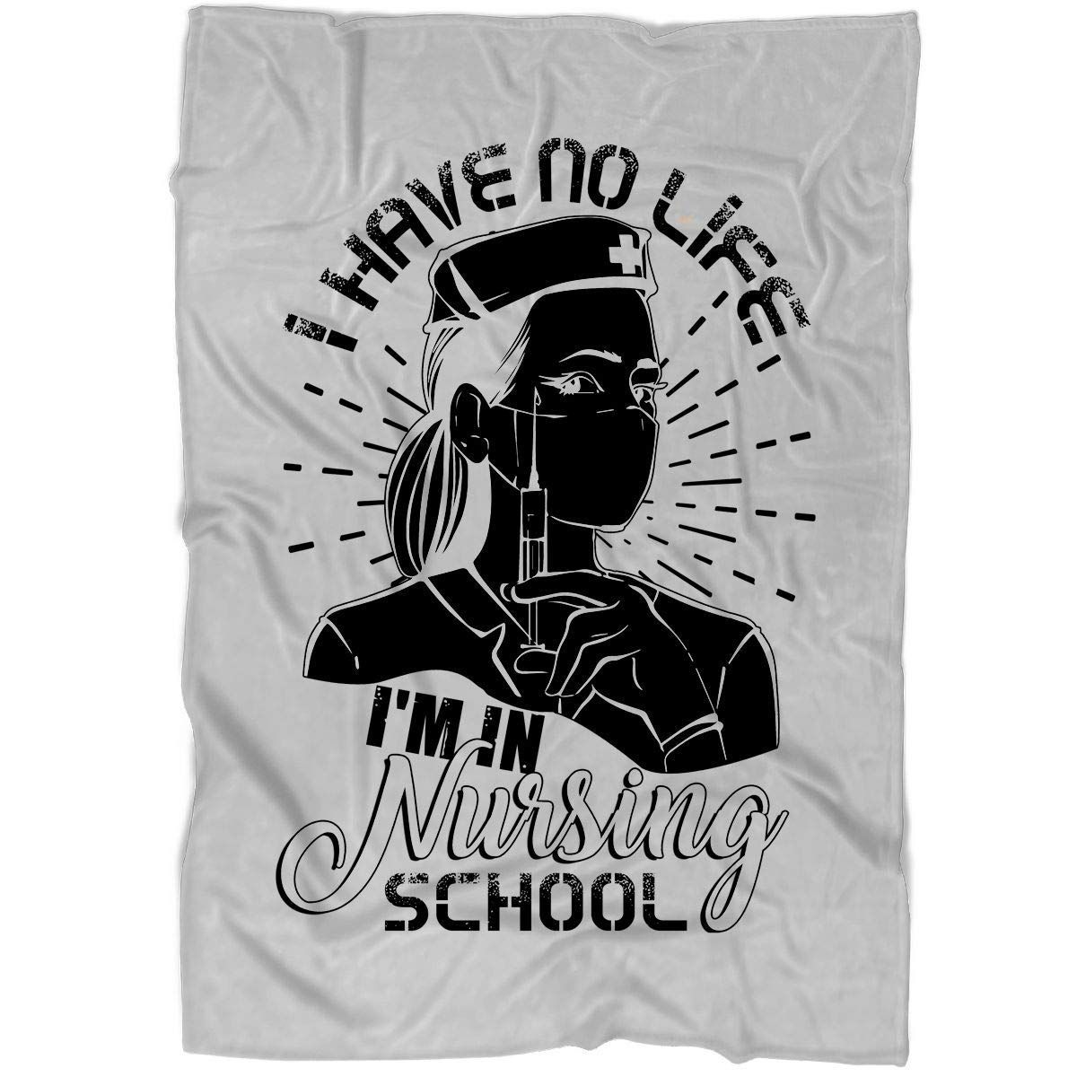 Cool Nurse Sherpa Fleece Blanket