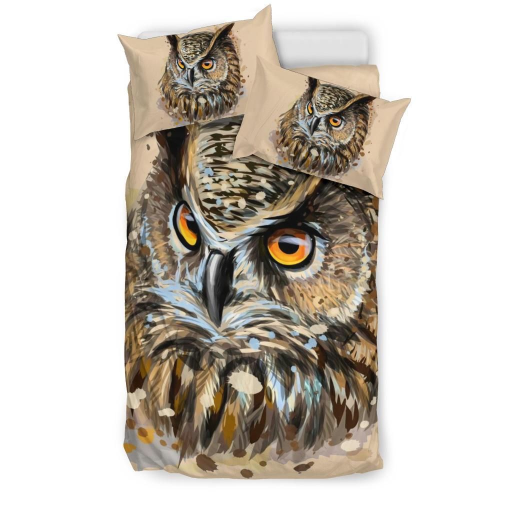 Cool Owl Selfie Bedding Set