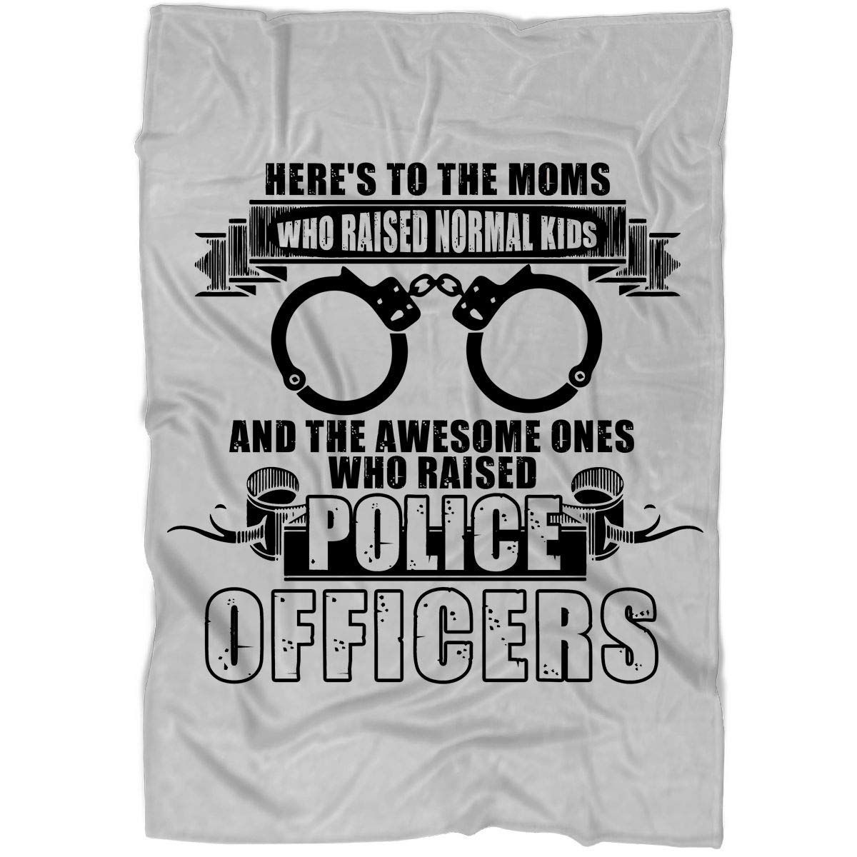 Cool Police Officers Sherpa Fleece Blanket