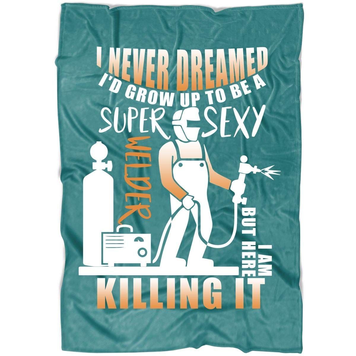 Cool Welder Sherpa Fleece Blanket