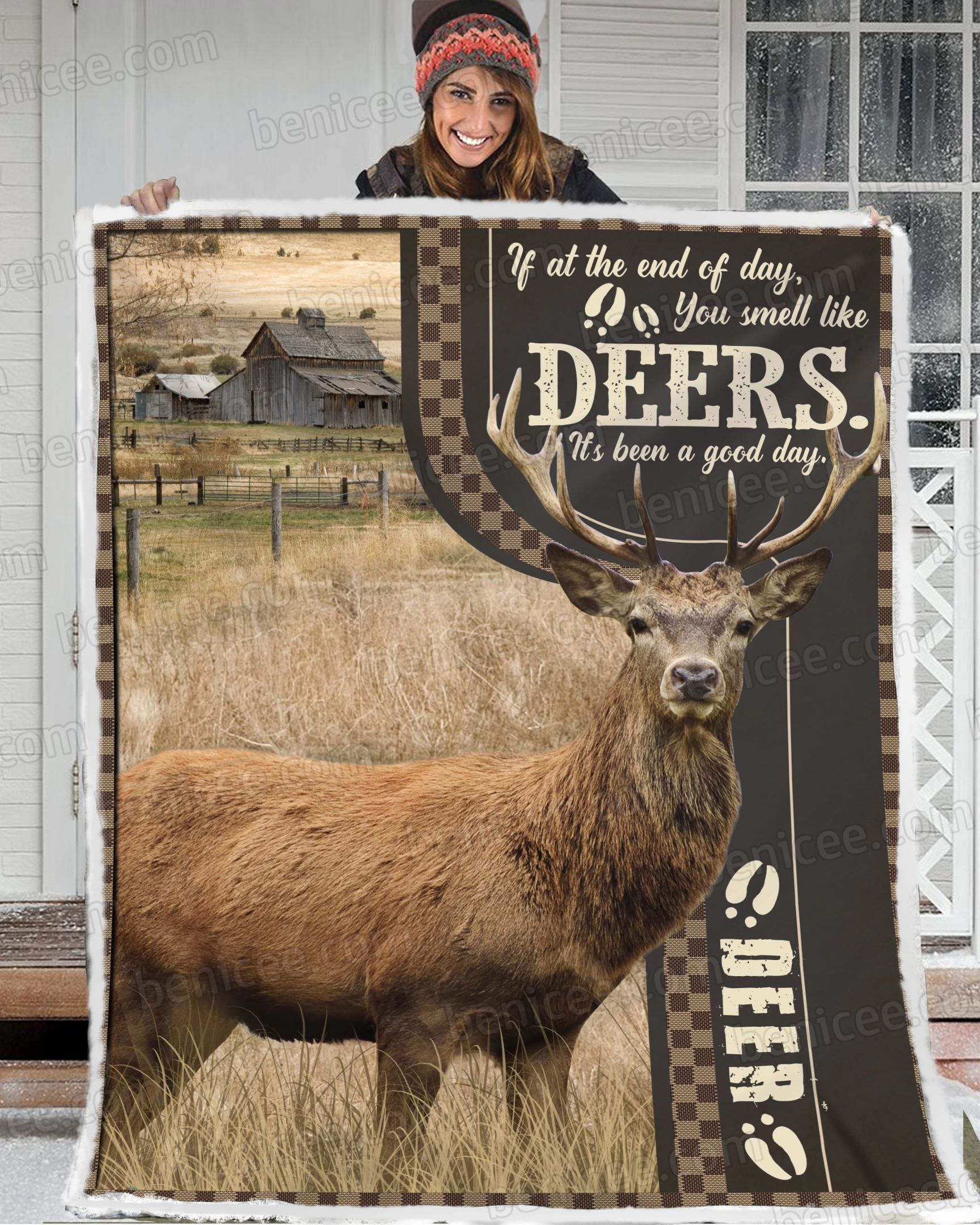 Copy Of Blanket – Farm – Black Angus – Smell Like Cows