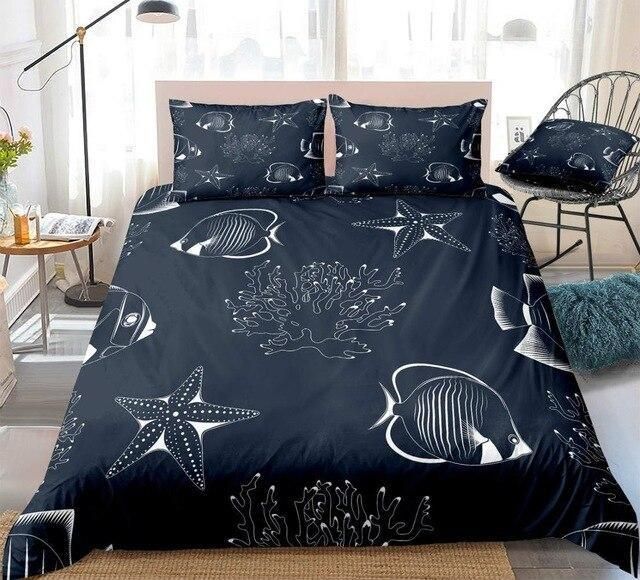Coral Sea Starfish Bedding Set