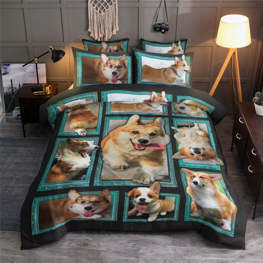 Corgi 3d Bedding Set