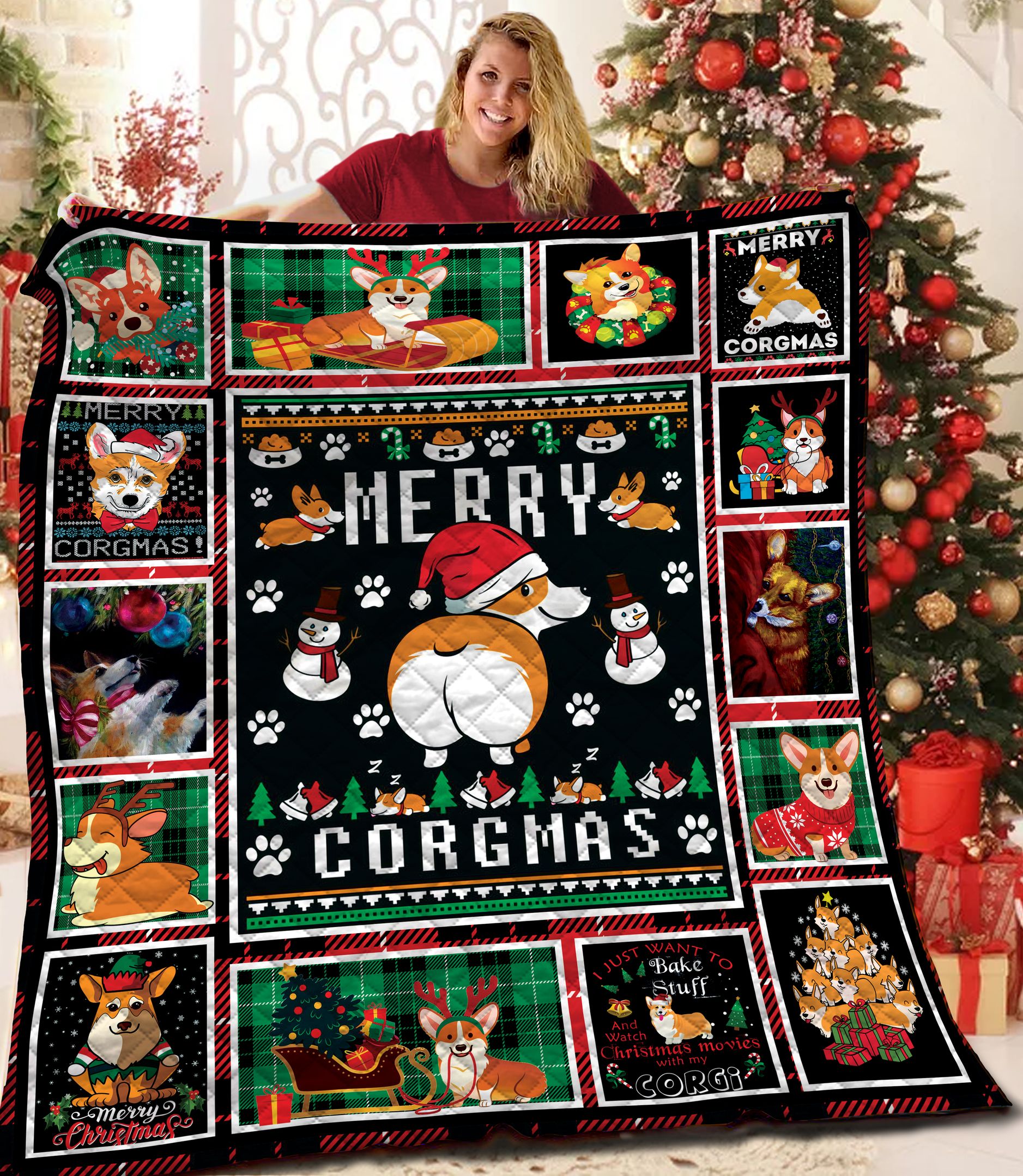 Corgi BBB2309208 Quilt Blanket