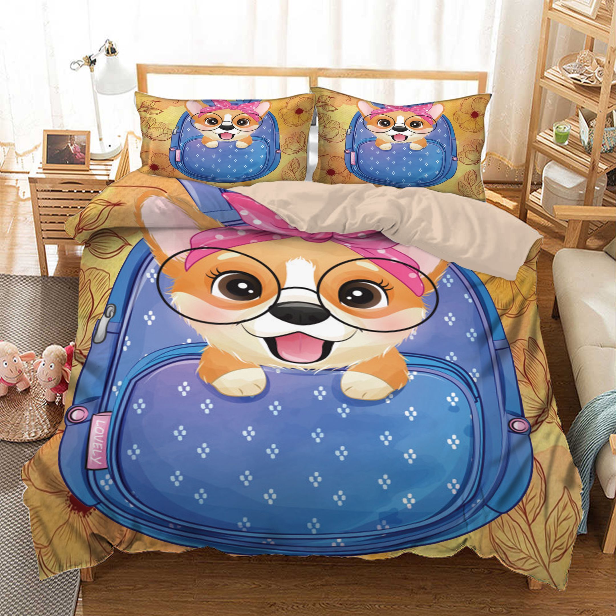 Corgi  Bedding Set