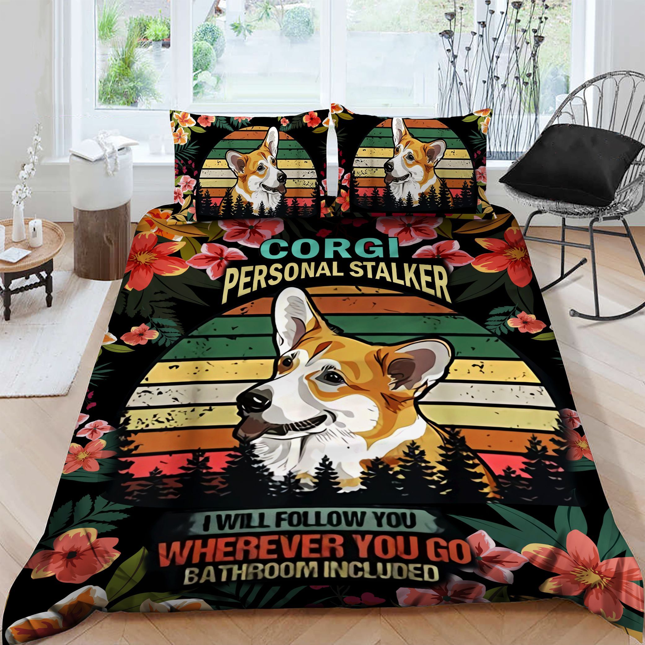 Corgi Bedding Set