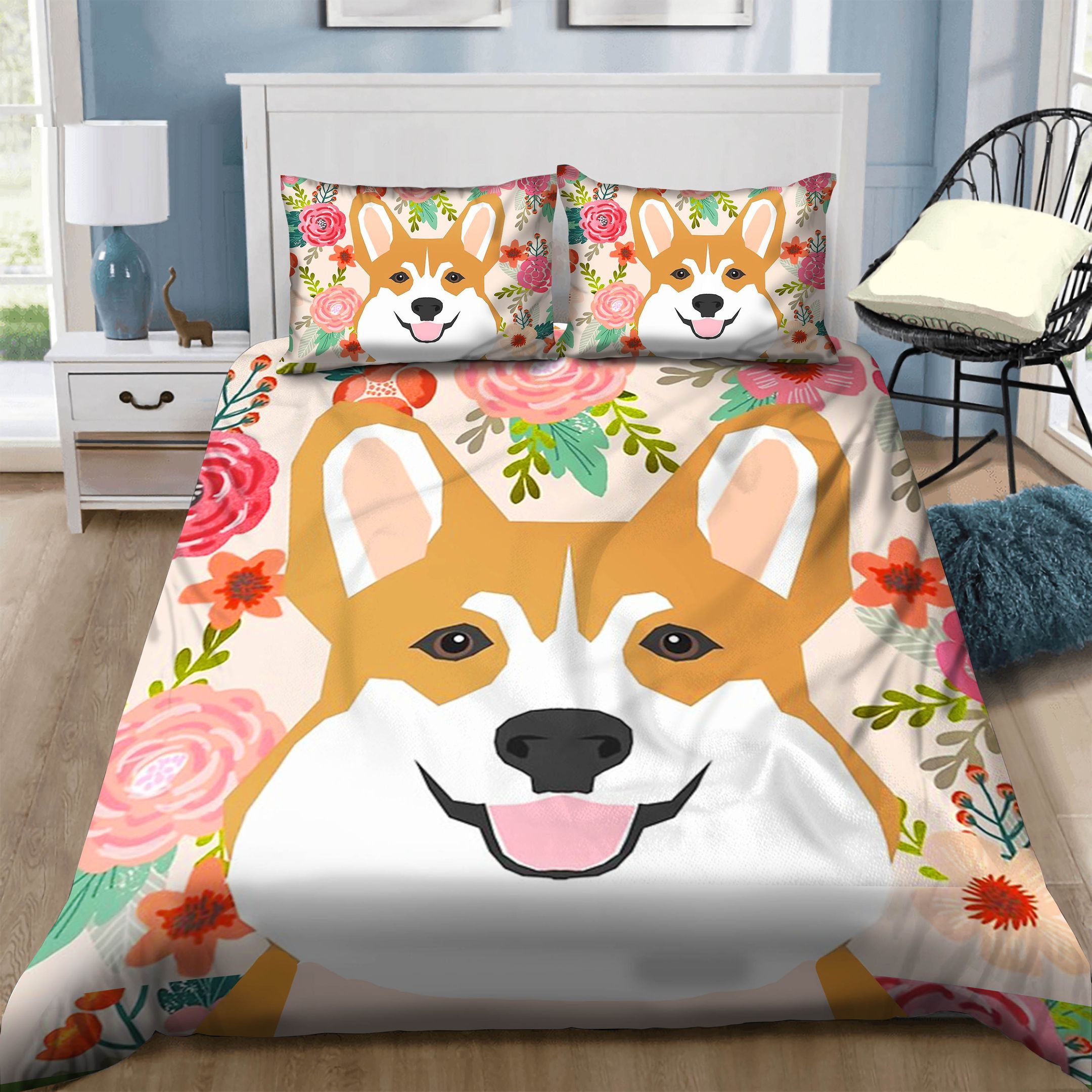 Corgi Bedding Set