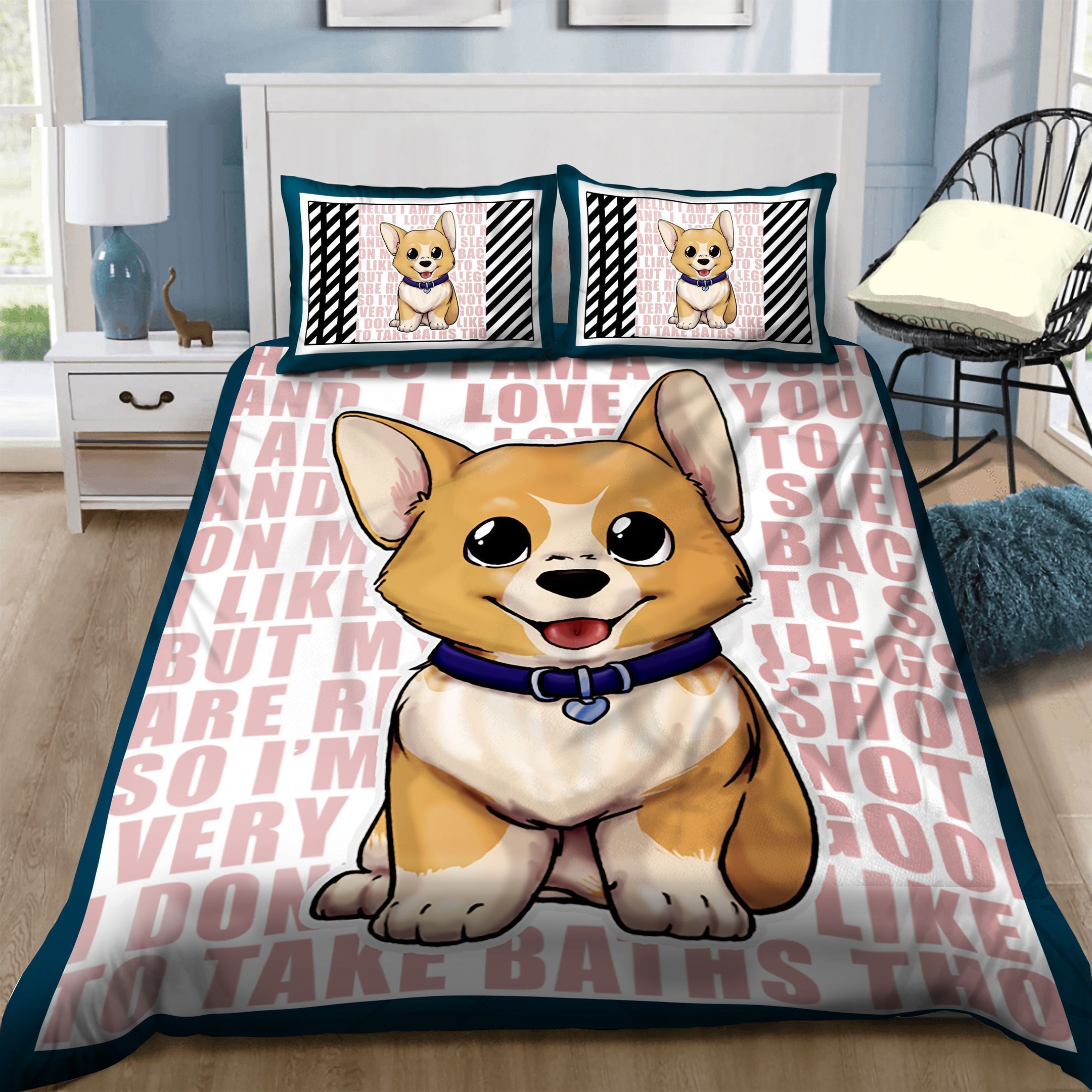 Corgi Bedding Set