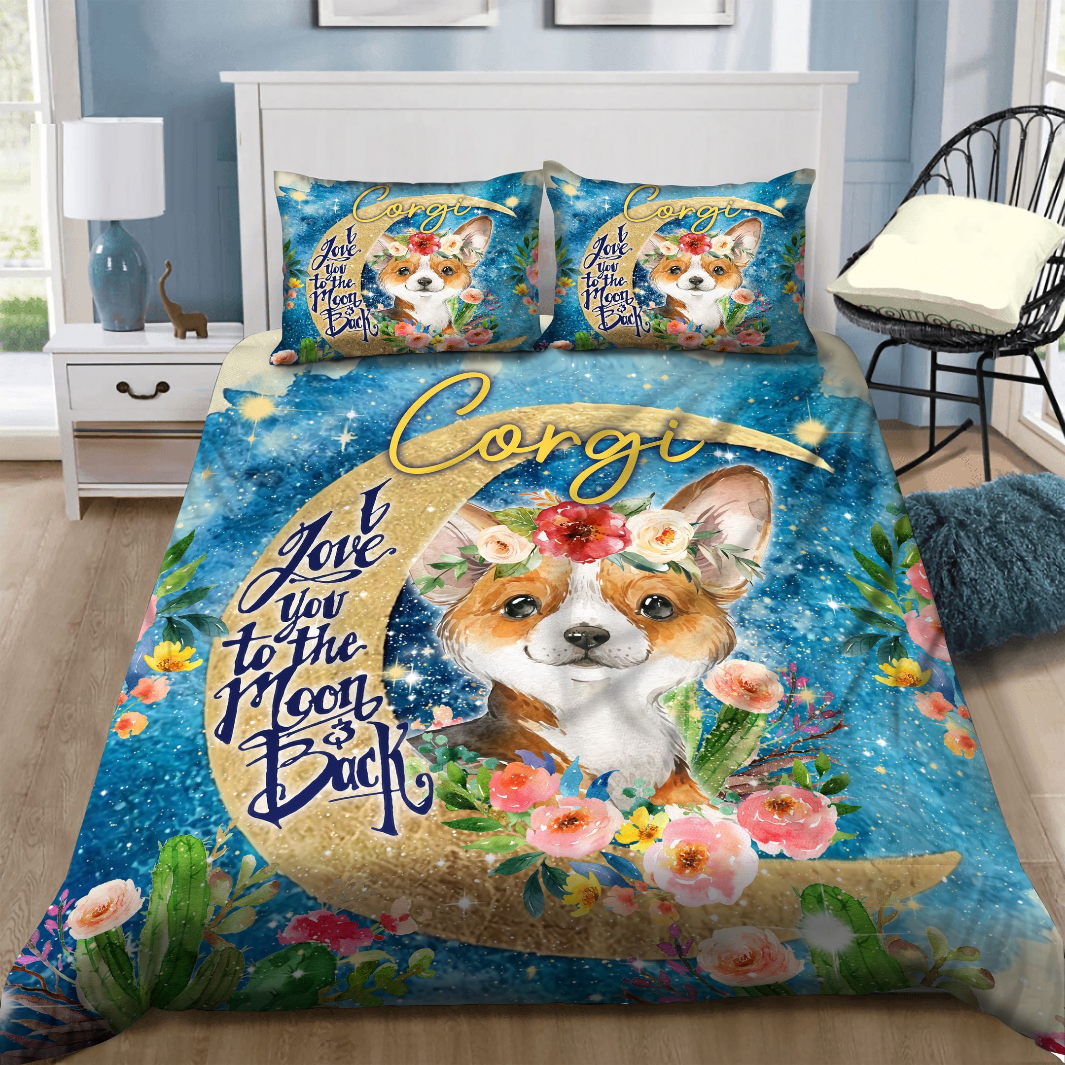 Corgi Bedding Set