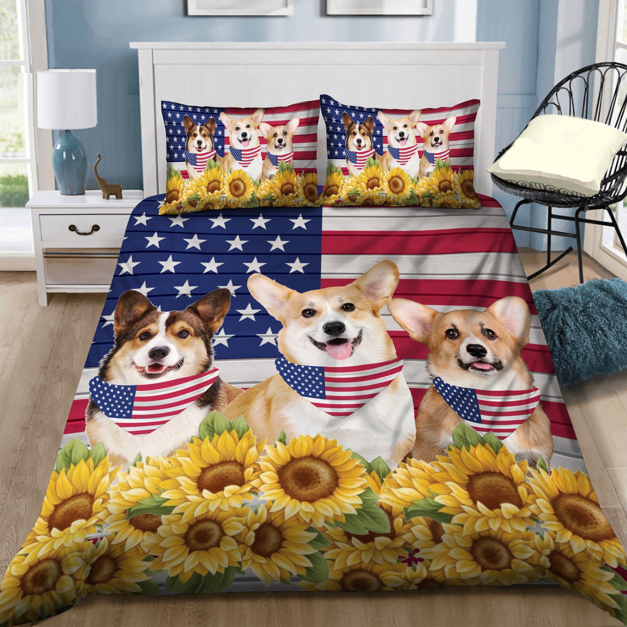 Corgi Bedding Set