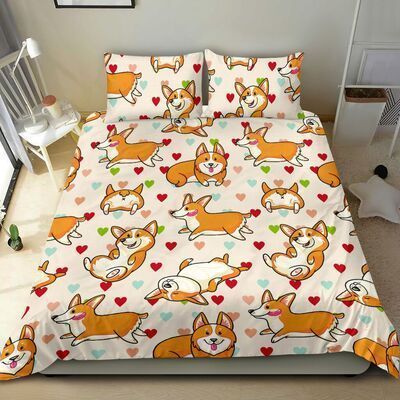 CORGI BEIGE Bedding Set